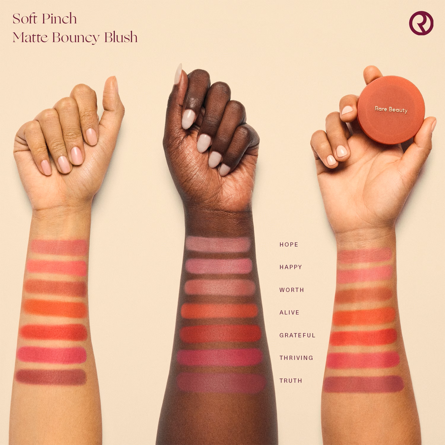 Rare Beauty: Soft Pinch Matte Bouncy Blush - Blush in Cream and Powder