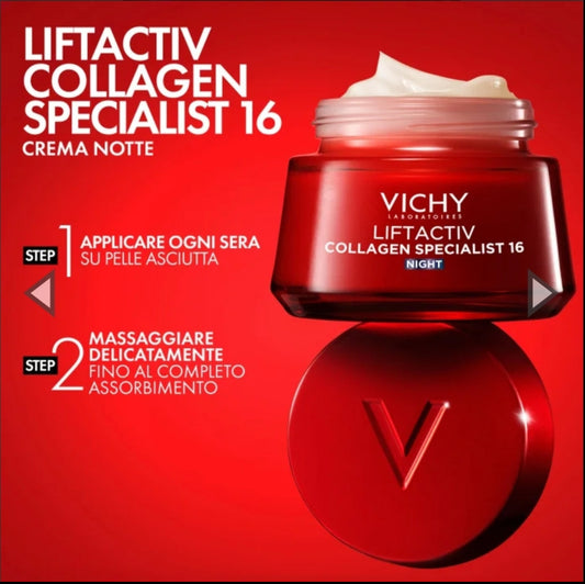 Vichy: Liftactiv Collagen Specialist Crema Notte Viso 5