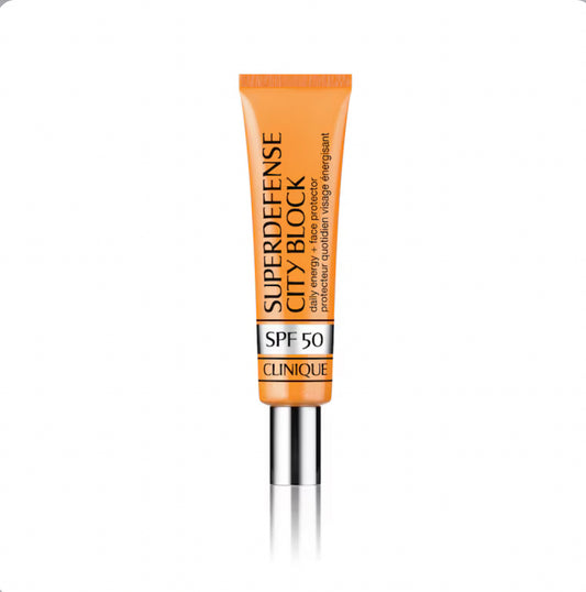 Clinique: Superdefense City Block Broad Spectrum SPF 50 Daily Energy + Face Protector