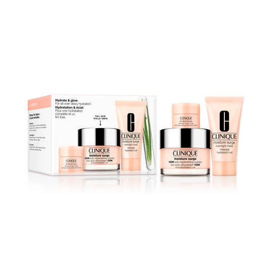 Clinique: Hydrate + Glow Skincare Set
