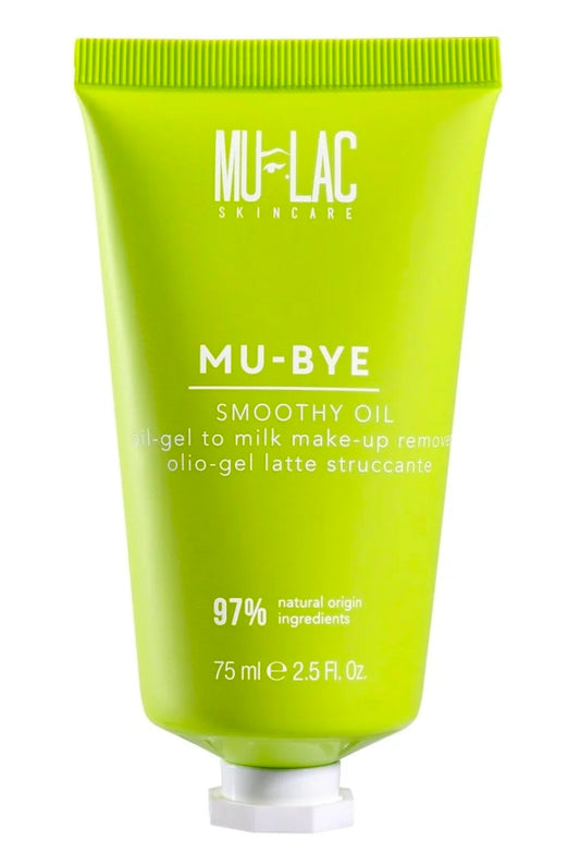 Olio detergente viso di Unisex MULAC Mu-Bye Smoothy Oil 75 ml Olio